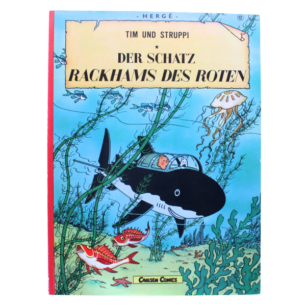 Tim und Struppi Nr. 12 – Der Schatz Rackhams des Roten | Carlsen 1987 (17. Auflage) | Hergé Klassiker